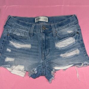 Mudd Low Rise Shortie Shorts- Denim Jean Shorts Size 1⭐️💙